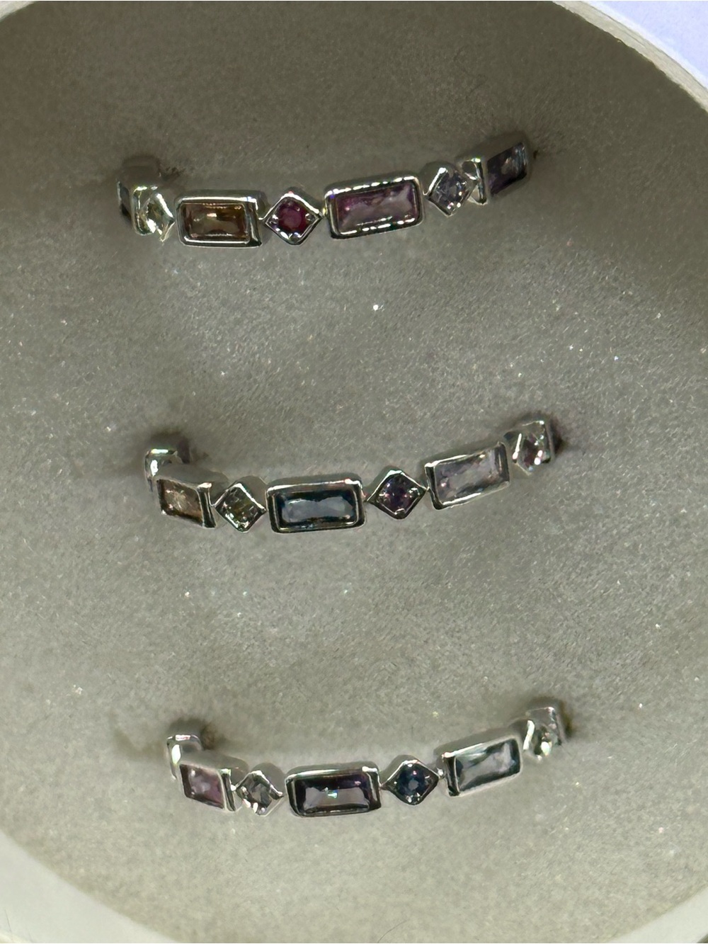 Mental Health Awareness, Be Gentle with Yourself, RBP7602,Size 8, rhodium - Picture 3 of 7